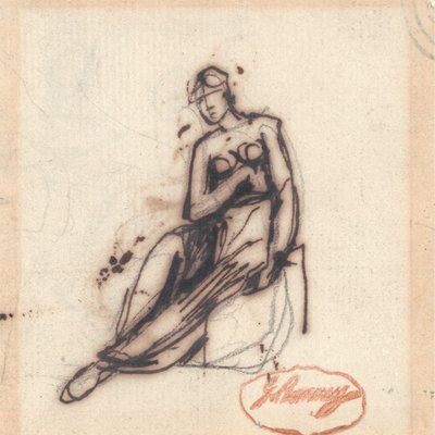 Seated Woman by George Romney